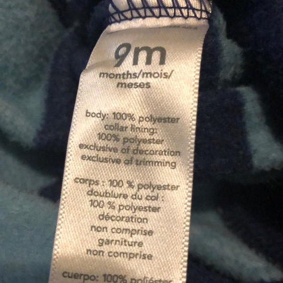 NWOT Carter’s “Brave Like Daddy” Blue Striped Vest w/Collar - Picture 3 of 6